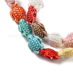Handmade Porcelain Beads Strands&nbsp;PORC-R140-02