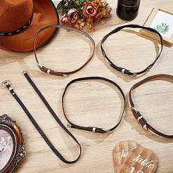 6Pcs 6 Styles Leather Hat Band&nbsp;AJEW-NB0006-83