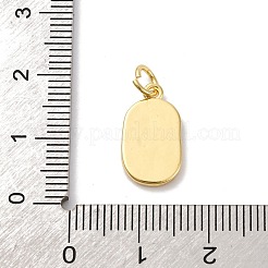 Brass Enamel Pendants&nbsp;KK-Q098-29G-A