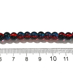 Crackle Glass Beads Strands&nbsp;X-CCG-C002-6mm-10
