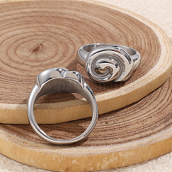 304 Stainless Steel Finger Rings for Women&nbsp;WG10438-02