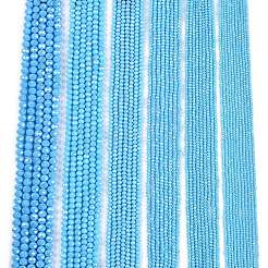 Electroplate Glass Beads Strands&nbsp;EGLA-A044-P1mm-A08