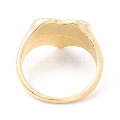 Heart Enamel Finger Ring for Girl Women&nbsp;RJEW-Z010-01LG-RS