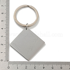 Mother's Day Gift 201 Stainless Steel Word Best Grandma Keychains&nbsp;KEYC-E040-01P-01