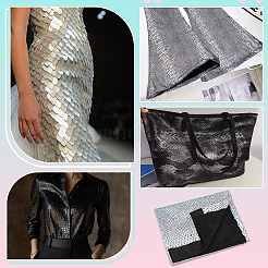 Snake Skin Pattern Polyester Fabric&nbsp;AJEW-PH0009-11A