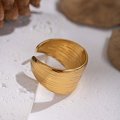 304 Stainless Steel Cuff Open Rings for Women&nbsp;RV6206