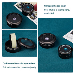 2Pcs 2 Style Alloy Loose Diamond Boxes&nbsp;CON-PH0002-90B