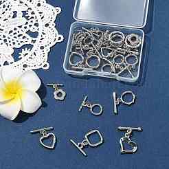 20Pcs 12 Styles Alloy Toggle Clasps&nbsp;FIND-FS0004-53P