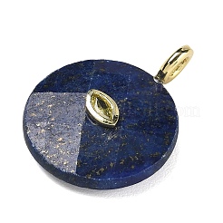 Dyed Natural Lapis Lazuli Faceted Pendants&nbsp;G-A287-02G-14