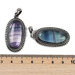 Natural Colorful Fluorite Pendants&nbsp;G-I370-07AS-10