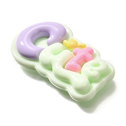 Opaque Resin Cabochons&nbsp;RESI-D275-02D