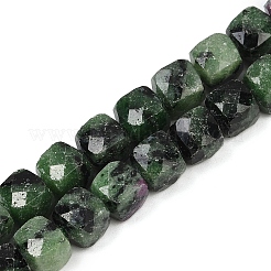 Natural Ruby in Zoisite Beads Strands&nbsp;G-H078-C39-6mm