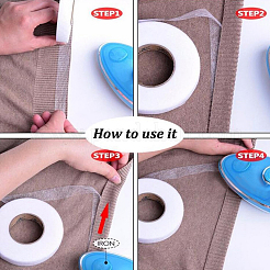 Non-woven Fabrics Hot Melt Adhesive Tape&nbsp;DIY-WH0037-44A
