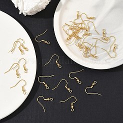 SHEGRACE Brass French Hooks with Coil and Ball&nbsp;XGR0001G-01G