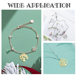 20Pcs 10 Style 201 Stainless Steel Pendants&nbsp;STAS-DC0004-52