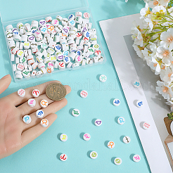 192Pcs 12 Styles Handmade Polymer Clay Beads&nbsp;CLAY-SC0001-90