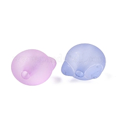 Frosted Transparent Acrylic Beads&nbsp;FACR-C001-01E