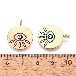 Alloy Enamel Pendants&nbsp;PALLOY-T092-13G