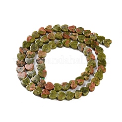 Natural Unakite Beads Strands&nbsp;G-M403-A23-02