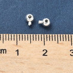 Brass Crimp Beads&nbsp;X-KK-H532-27S-02