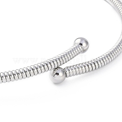 304 Stainless Steel Elasticity Necklaces&nbsp;NJEW-S433-01P