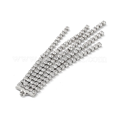 Alloy with Rhinestone Cup Chains Tassel Pendants&nbsp;EJEW-B036-04P