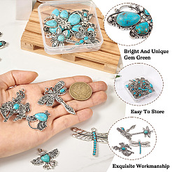 13pcs 13 style Tibetan Style Alloy Pendants&nbsp;FIND-TA0002-36