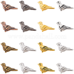 160Pcs 8 Colors Tibetan Style Alloy Beads&nbsp;TIBEP-PA0001-01B
