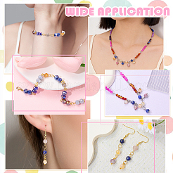 16Pcs 4 Styles November Birthstone Natural Yellow Quartz Pendant and Connector Charms&nbsp;PALLOY-SW00116