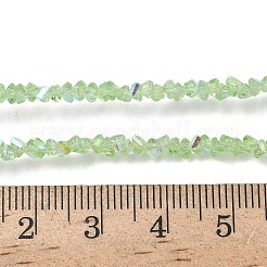 Electroplate Transparent Glass Beads Strands&nbsp;EGLA-P061-04C-AB19