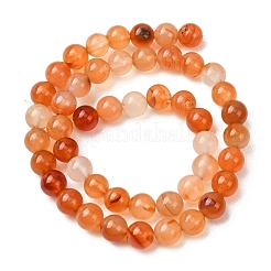 Natural Carnelian Beads Strands&nbsp;G-N0006-8mm-17