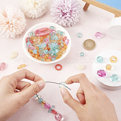 100G Transparent Acrylic Beads&nbsp;MACR-TA0001-54