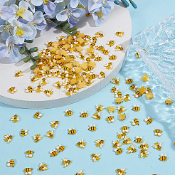220Pcs 2 Styles Bees Resin Nail Art Cabochons&nbsp;RESI-DR0001-06