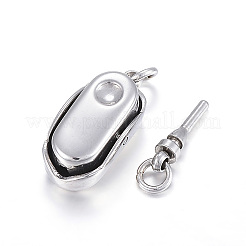 Tarnish Resistant 304 Stainless Steel Box Clasps&nbsp;LS-STAS-F108-02P