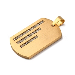 304 Stainless Steel Pendants&nbsp;STAS-F323-06G