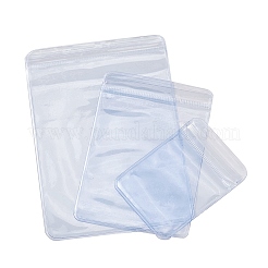 60Pcs 3 Sizes Rectangle PVC Resealable Packaging Bags&nbsp;OPP-YW0001-02