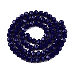 Opaque Solid Color Imitation Jade Glass Beads Strands&nbsp;EGLA-A044-P6mm-D07