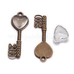 Alloy Pendant Cabochon Settings&nbsp;DIY-X0276-01-NF