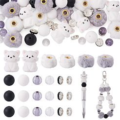 44Pcs DIY Beads Findings Kits&nbsp;DIY-TA0013-79