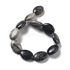 Natural Netstone Beads Strands&nbsp;G-P528-M13-01