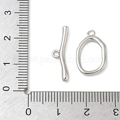 Brass Toggle Clasps&nbsp;KK-CBAFC6C-07F-P