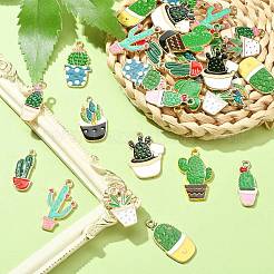 30Pcs 10 Styles Alloy Pendants&nbsp;ENAM-CJ0003-01
