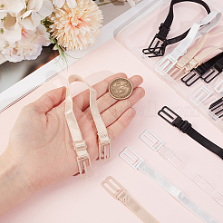 28Pcs 4 Colors Nylon Non-slip Bra Straps&nbsp;AJEW-CY0002-64