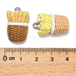 Opaque Resin Pendants&nbsp;RESI-F057-01