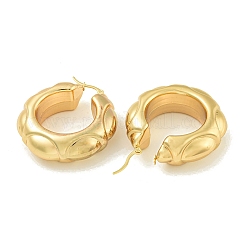 Ion Plating(IP) 304 Stainless Steel Hoop Earrings for Women&nbsp;EJEW-G401-01A-G