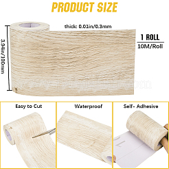 Self-Adhesive PVC Woodgrained Paper&nbsp;DIY-WH0419-40F