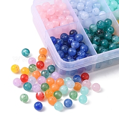 600Pcs 10 Colors Round Imitation Gemstone Acrylic Beads&nbsp;OACR-YW0001-93