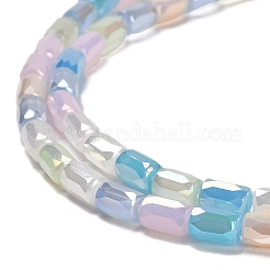 Electroplate Glass Beads Strands&nbsp;EGLA-D030-08J
