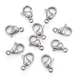 Tarnish Resistant 304 Stainless Steel Lobster Claw Clasps&nbsp;X-STAS-AB12
