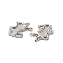 Non-Tarnish 304 Stainless Steel Pendant Rhinestone Settings&nbsp;STAS-F284-25P